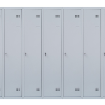 Шафа для одягу 1800х3600х500 мм металева дев'ятикамерна, однорівнева (без пдв)