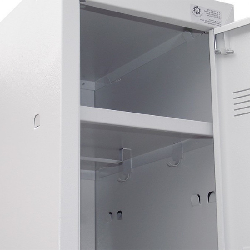 Шафа для одягу 1800х3600х500 мм металева дев'ятикамерна, однорівнева (без пдв)