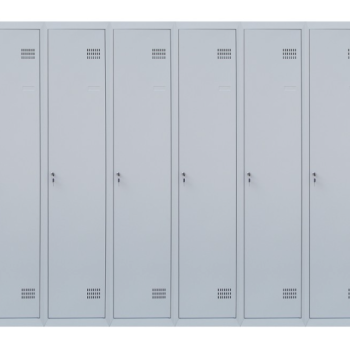 Шафа для одягу 1800х3000х500 мм металева десятикамерна, однорівнева (без ддв)