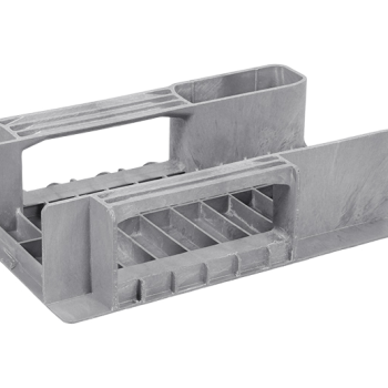 Піддон пластиковий суцільний гігієнічний 590х390х150 мм вторинний