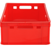 Ящик пластиковий 600х400х200 Е2 червоний (вага 2.0 кг)