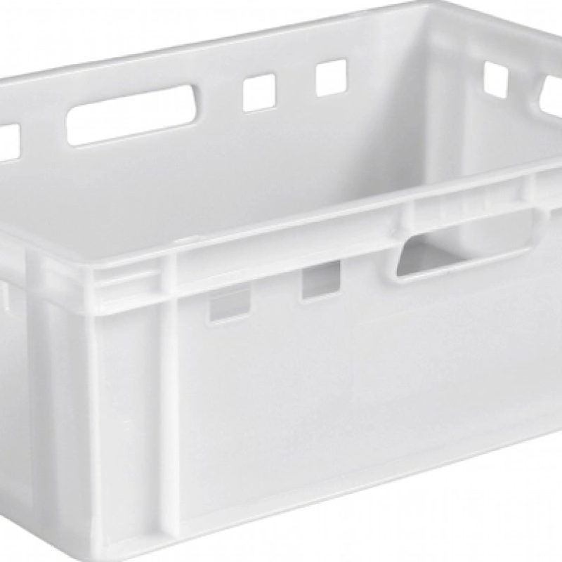 Ящик пластиковий 600х400х200 Е2 білий (вага 2.0 кг)