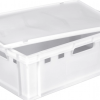 Ящик пластиковий 600х400х200 Е2 білий (вага 2.0 кг)