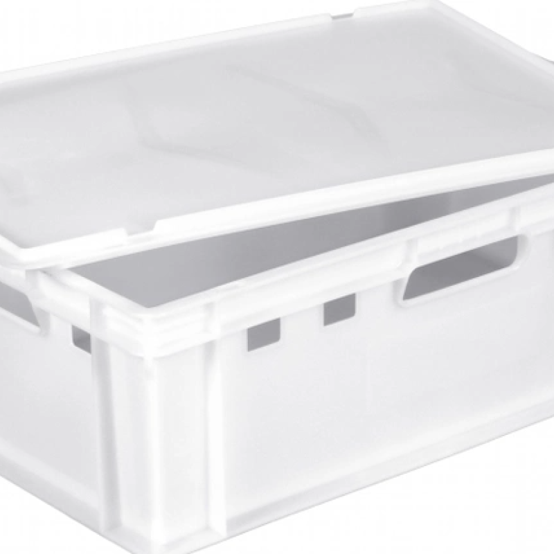 Ящик пластиковий 600х400х200 Е2 білий (вага 2.0 кг)