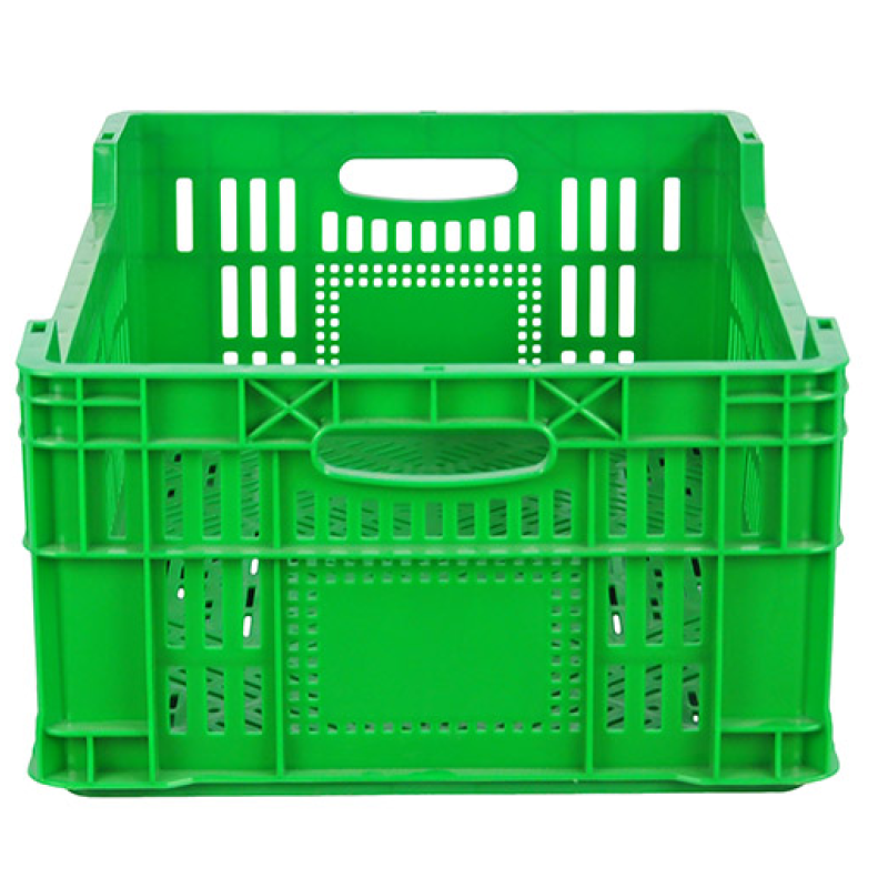 Ящик пластиковий 600*400*220/180 перфорований кольоровий