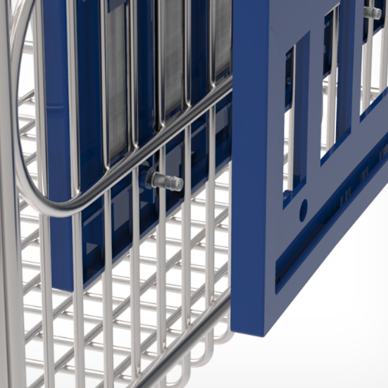 TF-A4 Комплект з 2-х рамок на купівельний візок Помаранчевий
