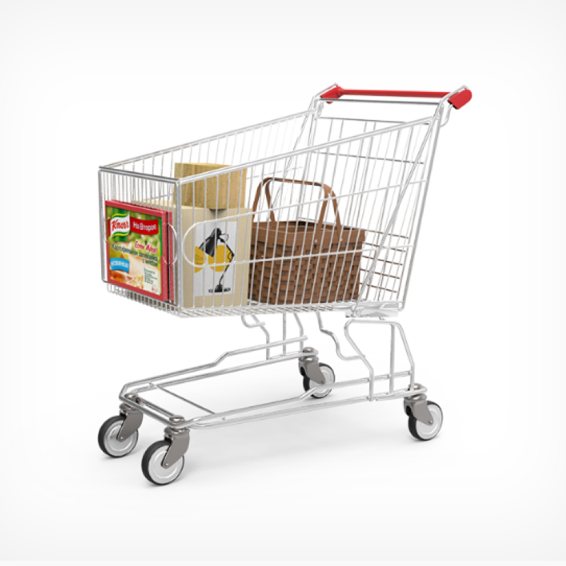 TF-A4 Комплект з 2-х рамок на купівельний візок Зелений