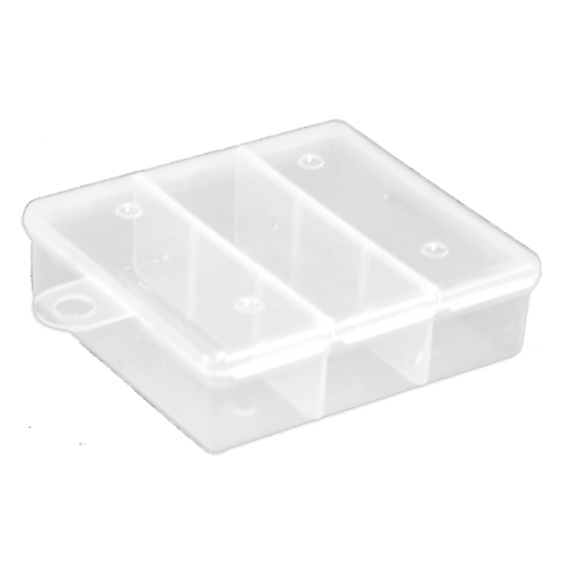 Органайзер 120х105х35 прозорий на 3 ячейки