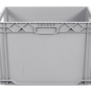Ящик пластиковий 600х400х420 з вирізом сірий