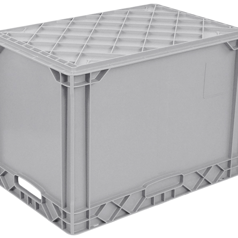 Ящик пластиковий 600х400х420 сірий