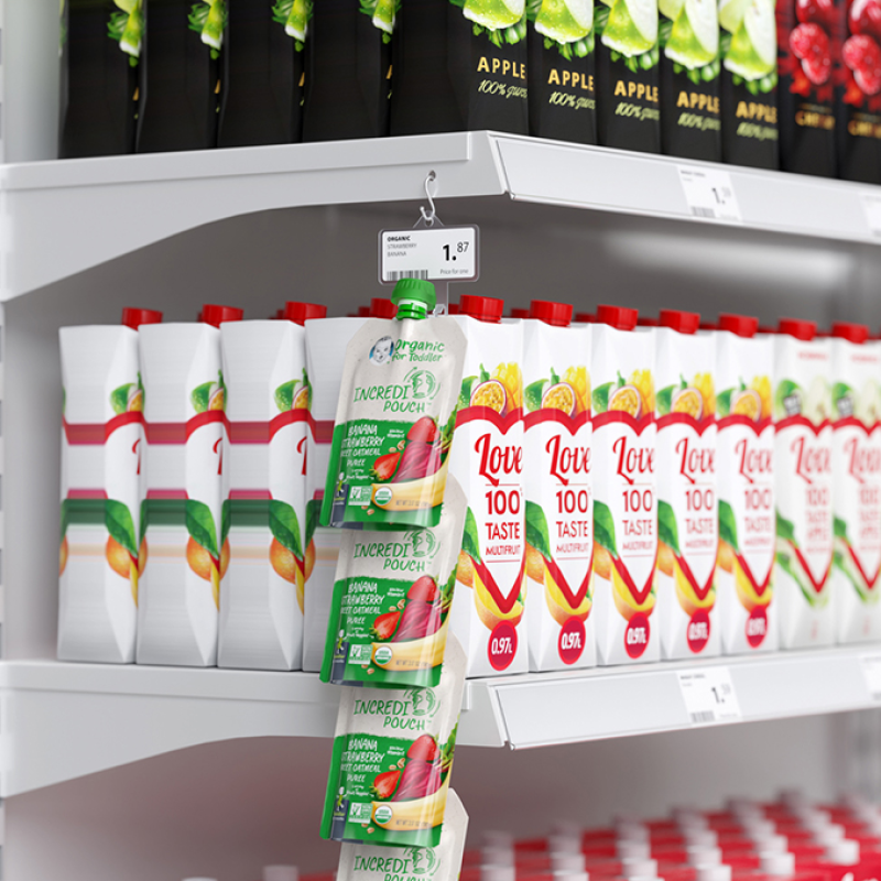 Підвісна страйп стрічка на 12 гачків, одностороння