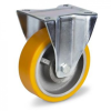 Колесо 160 мм, навантаження 850 кг, чавун/поліуретан з неповоротним посиленим кронштейном