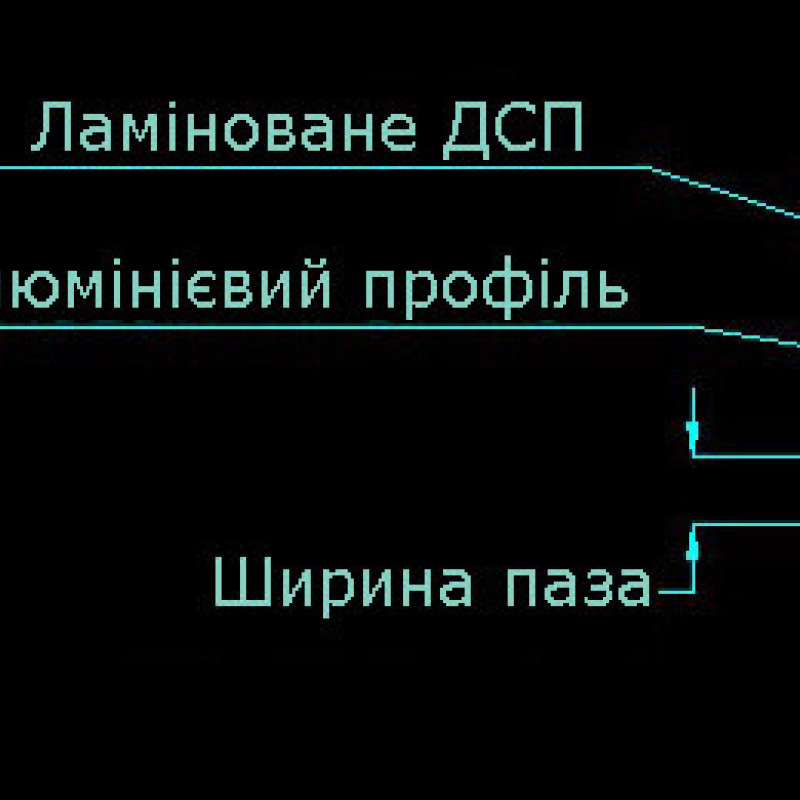 Гачок подвійний на експопанель, на скобі, 300 мм