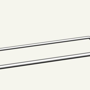 Гачок одинарний на експопанель з цінникотримачкм, на скобі, 300 мм