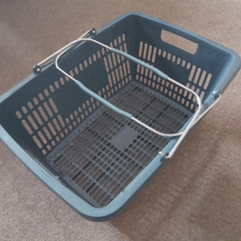 Кошик покупця 30 л СІРОГО кольору (new)