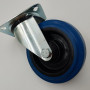 Колесо поворотне еластична гума/поліамід, 125 мм (200 кг)