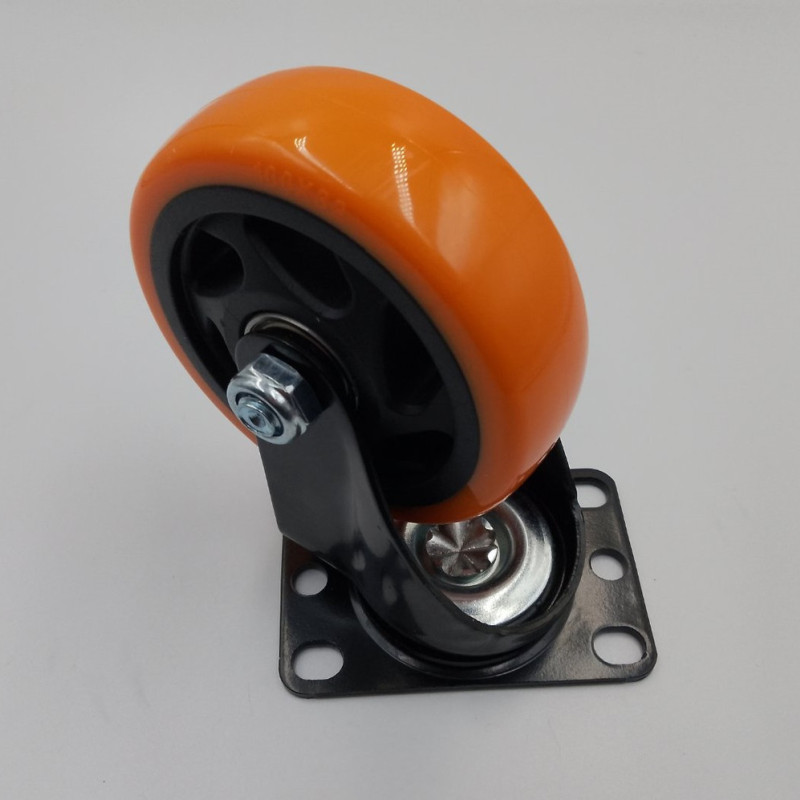 Колесо меблеве 100 мм поворотне (100 кг)