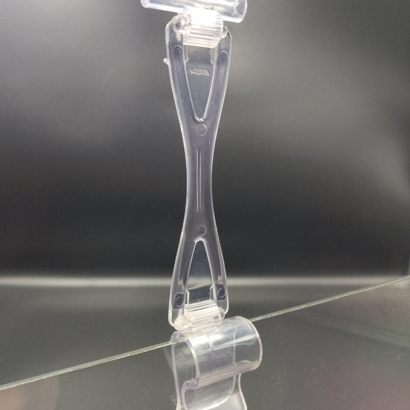 Цінникотримач на гастроємності 90 мм прозорий